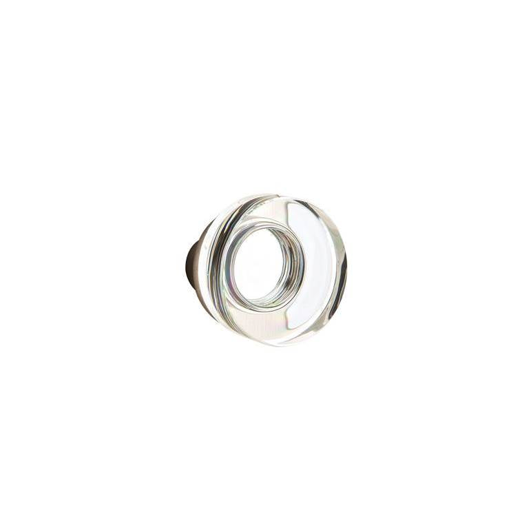 Emtek 7200MDC Privacy , No.4 Rosette , Modern Disc Crystal Knob - Parent