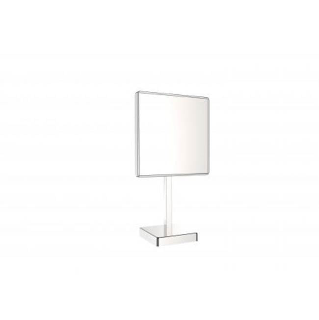 Kartners KCM-FS-SQ-8 Free Standing Round Single Sided Mirror - Parent