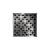 Infinity Drain KD 4-2P 4” x 4” KD 4 - Strainer - Link Pattern & 2" Throat w/PVC Drain Body 2” Outlet