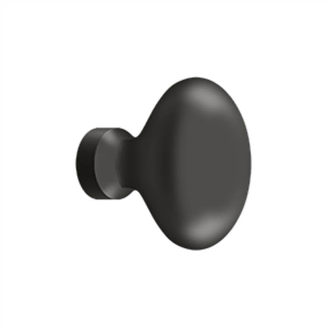 Deltana KE125 Knob, Oval/Egg Shape