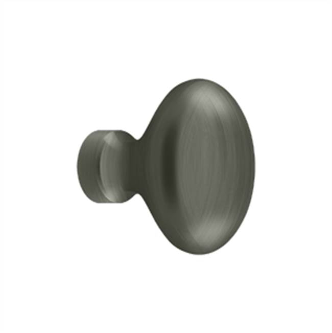 Deltana KE125 Knob, Oval/Egg Shape