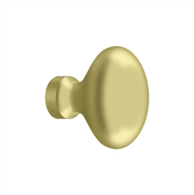 Deltana KE125 Knob, Oval/Egg Shape