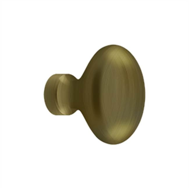 Deltana KE125 Knob, Oval/Egg Shape