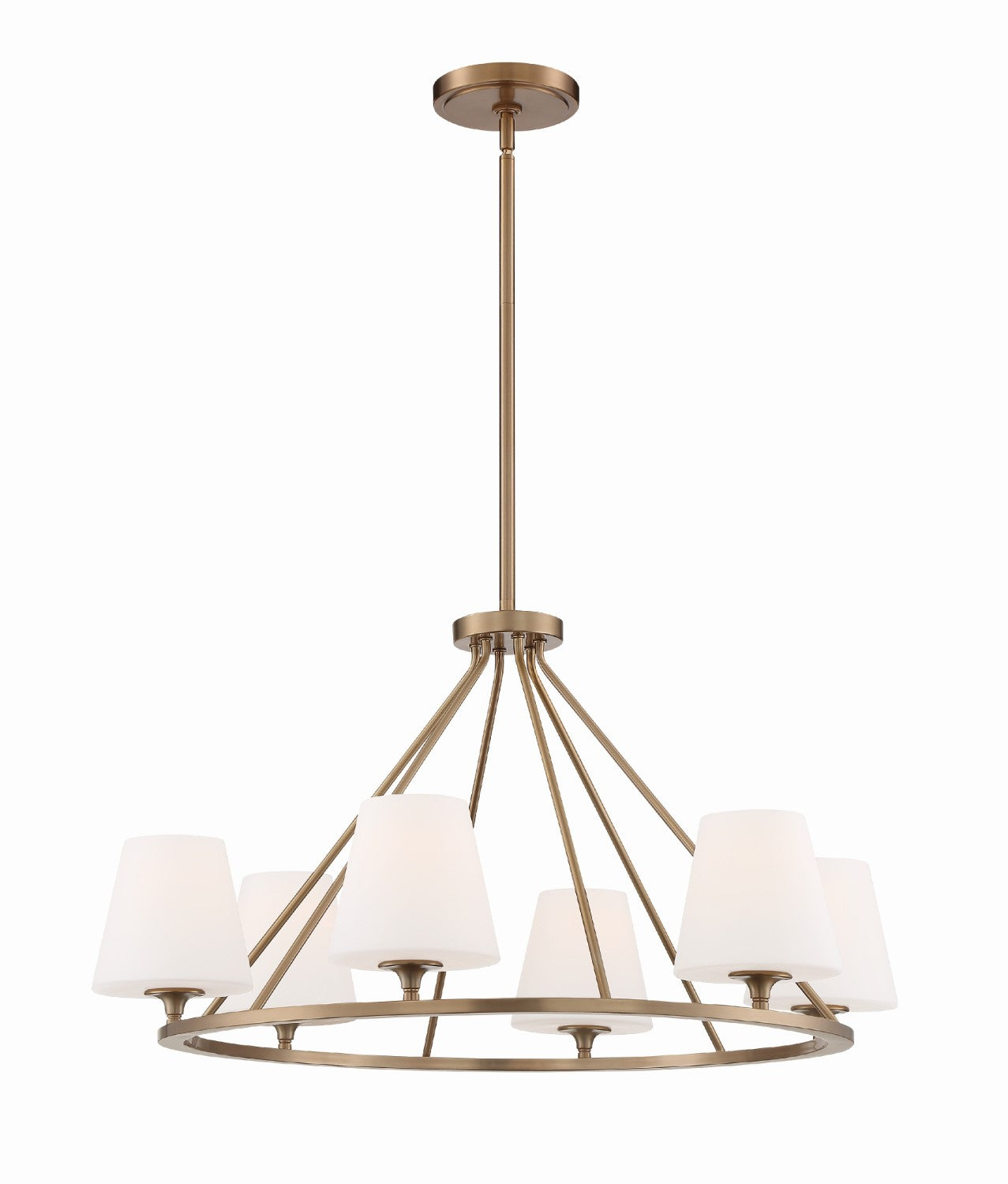 Crystorama KEE-A3006 Keenan 6 Light Chandelier