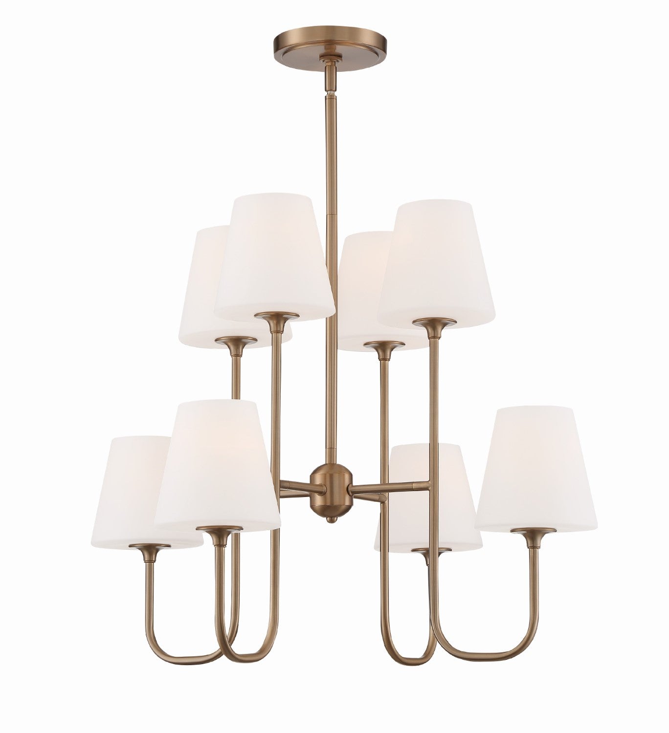 Crystorama KEE-A3008 Keenan 8 Light Chandelier