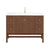 Avanity KENZO-VS47-WA Kenzo 47 In. Single Sink Bathroom Vanity In Walnut With White Solid Surface Top
