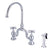 Barclay KFB504-MC Banner Kitchen Bridge Faucet Widespread idespray and Metal Cros Han