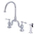 Barclay KFB504-ML Banner Kitchen Bridge Faucet Widespread idespray and Metal Lever Han