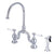 Barclay KFB504-PL Banner Kitchen Bridge Faucet Widespread idespray and Porc lever Han