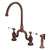 Barclay KFB504-PL Banner Kitchen Bridge Faucet Widespread idespray and Porc lever Han