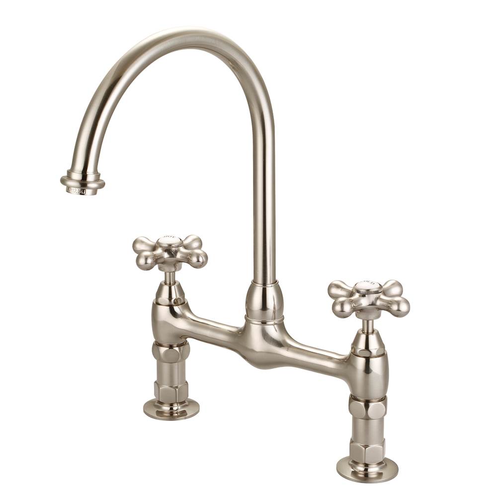 Barclay KFB510-MC Harding Kitchen Bridge Faucet Metal Cross Handles - Parent