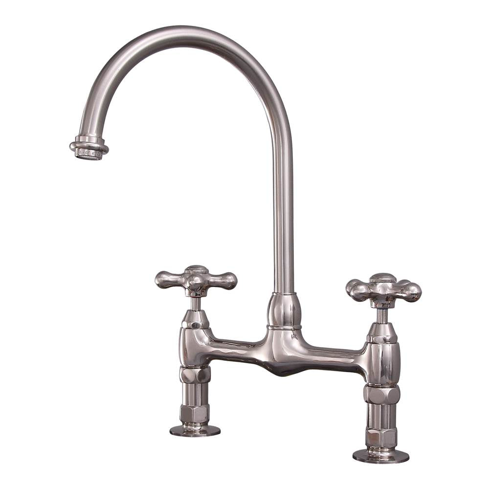 Barclay KFB510-MC2 Harding Kitchen Bridge Faucet Metal Cross Handles - Parent