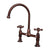 Barclay KFB510-MC2 Harding Kitchen Bridge Faucet Metal Cross Handles