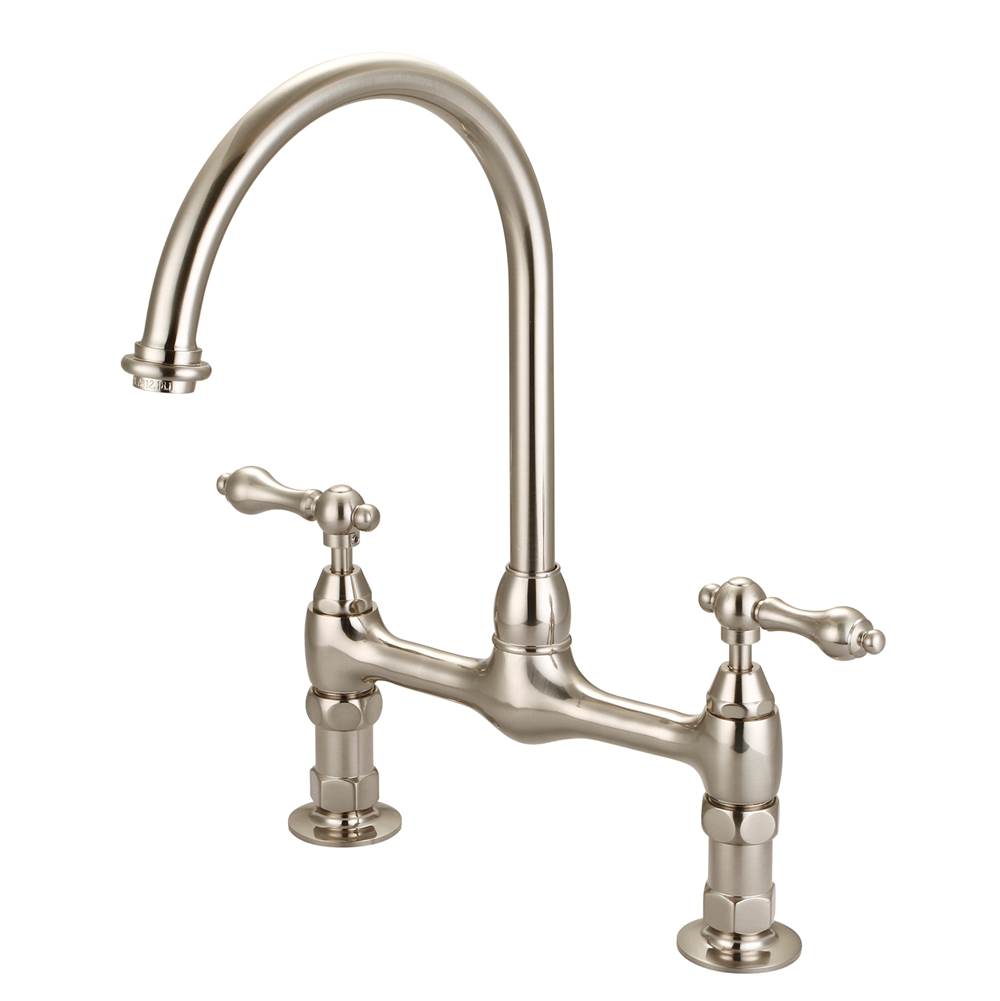 Barclay KFB510-ML Harding Kitchen Bridge Faucet Metal Lever Handles - Parent