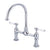 Barclay KFB510-PL Harding Kitchen Bridge Faucet Porcelain Lever Han