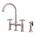 Barclay KFB512-MC2 Harding Kitchen Bridge Faucet Sidespray and Metal Cross Holder - Parent