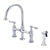 Barclay KFB512-ML Harding Kitchen Bridge Faucet Sidespray and Metal Lever Holder