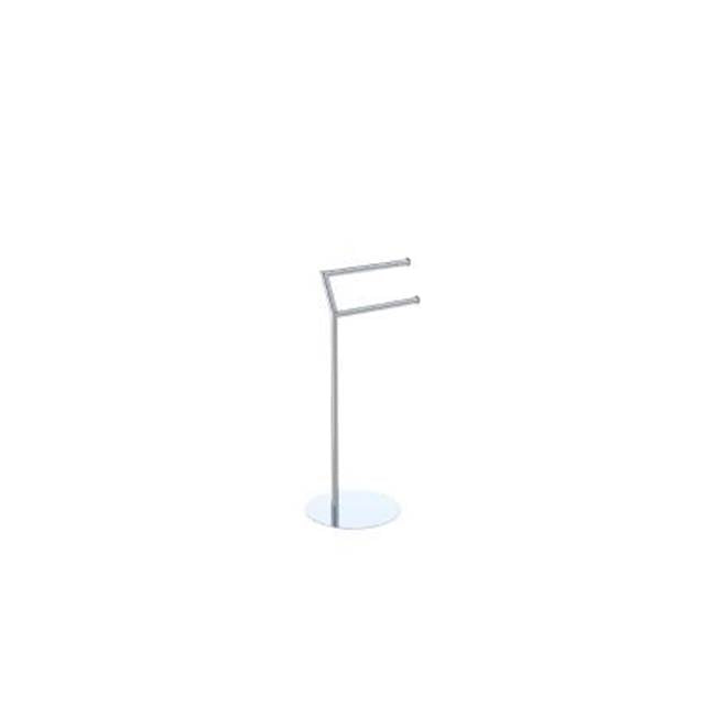 Kartners KFS-RD-SP-DTR Free Standing Double Towel Rail Round - Parent