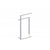 Kartners KFS-SQ-OS-DTR Double Towel Rail Square Opposing Sides - Parent