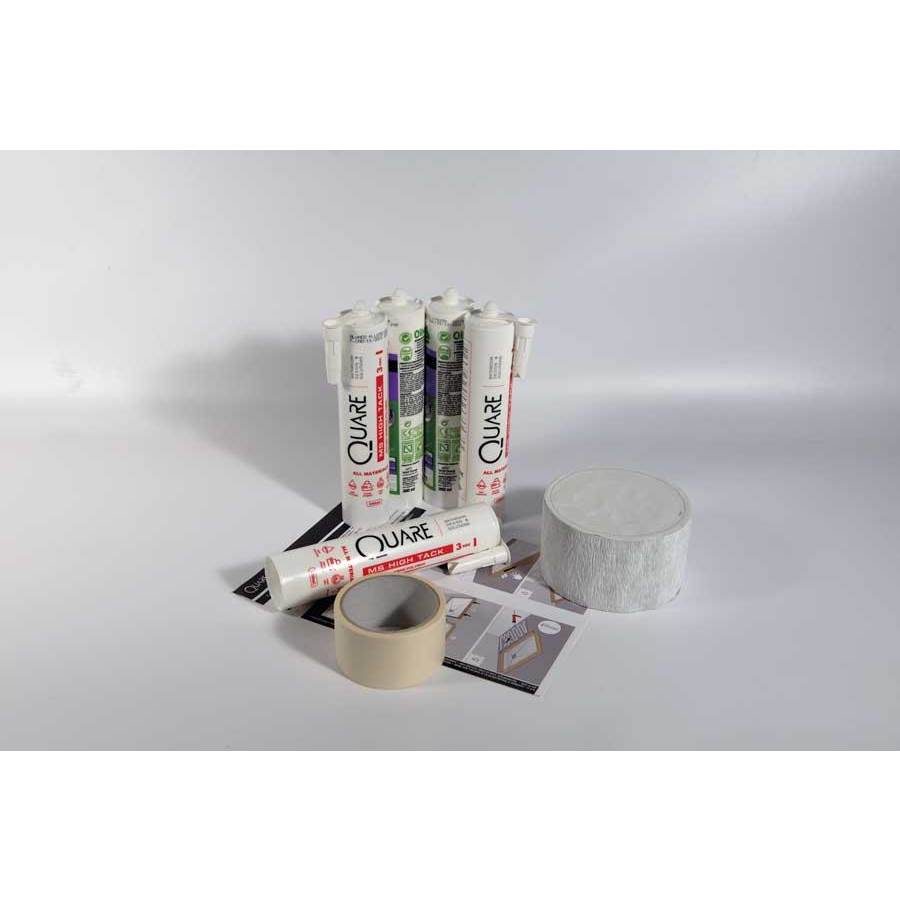 Quare design PV3103GF Kit c sealing and filling for 1 shower tray