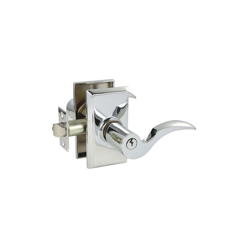 Emtek W5121CLH Weiser Keyway , KIL , Cortina Lever , Rectangular Rosette , LH - Parent