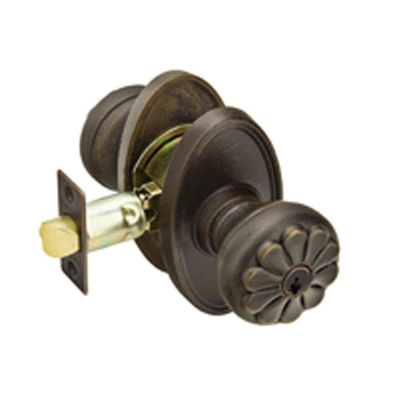 Emtek 54514PT Brz Dummy KNK , No.14 Rosette , Petal Knob - Parent