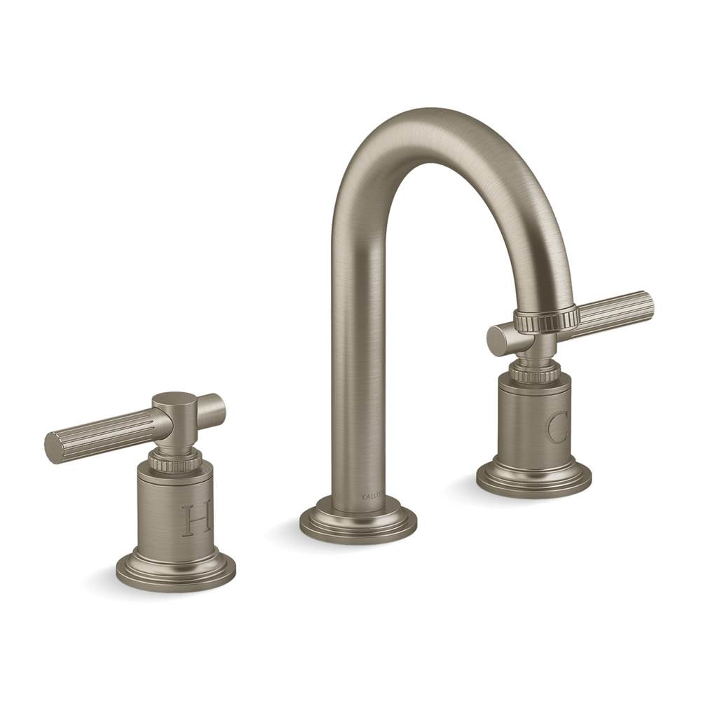 Kallista P21211-LV Central Park West Lavatory Bathroom Sink Faucet, Arch Spout, Lever Handles