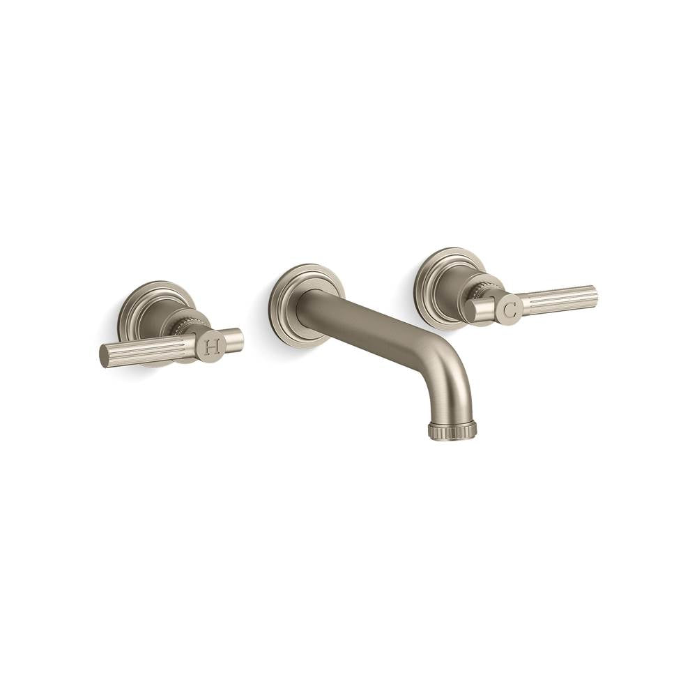 Kallista P21223-LV Central Park West  Wall-Mount Lavatory Bathroom Sink Faucet, Lever Handles