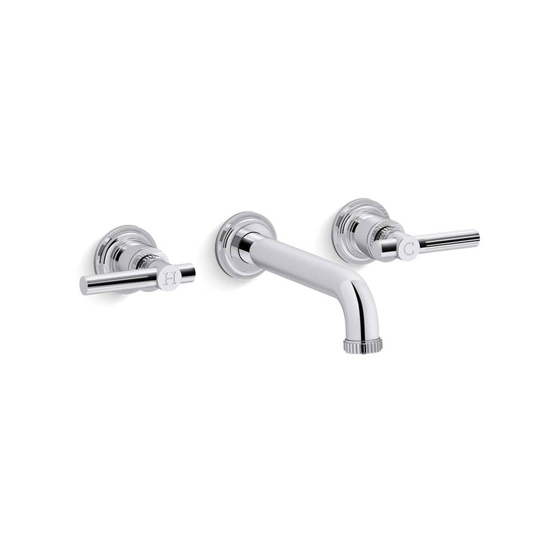Kallista P21223-LV Central Park West  Wall-Mount Lavatory Bathroom Sink Faucet, Lever Handles