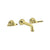 Kallista P21223-LV Central Park West  Wall-Mount Lavatory Bathroom Sink Faucet, Lever Handles