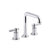 Kallista P21247-LV Central Park West Deck-Mount Roman Tub Bath Faucet, Tall Spout, Lever Handles