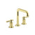 Kallista P21247-LV Central Park West Deck-Mount Roman Tub Bath Faucet, Tall Spout, Lever Handles