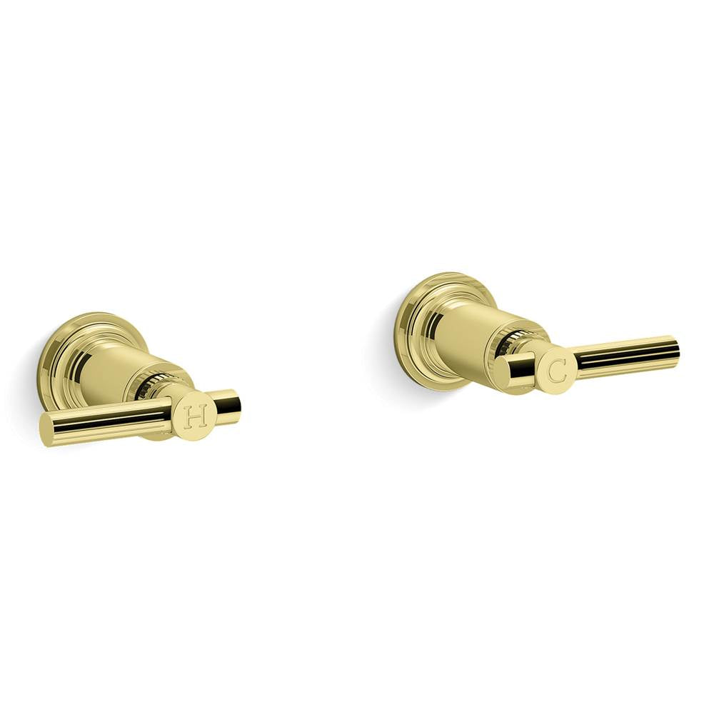 Kallista P21356-LV Central Park West Wall-Mount Bath Faucet Lever Handles