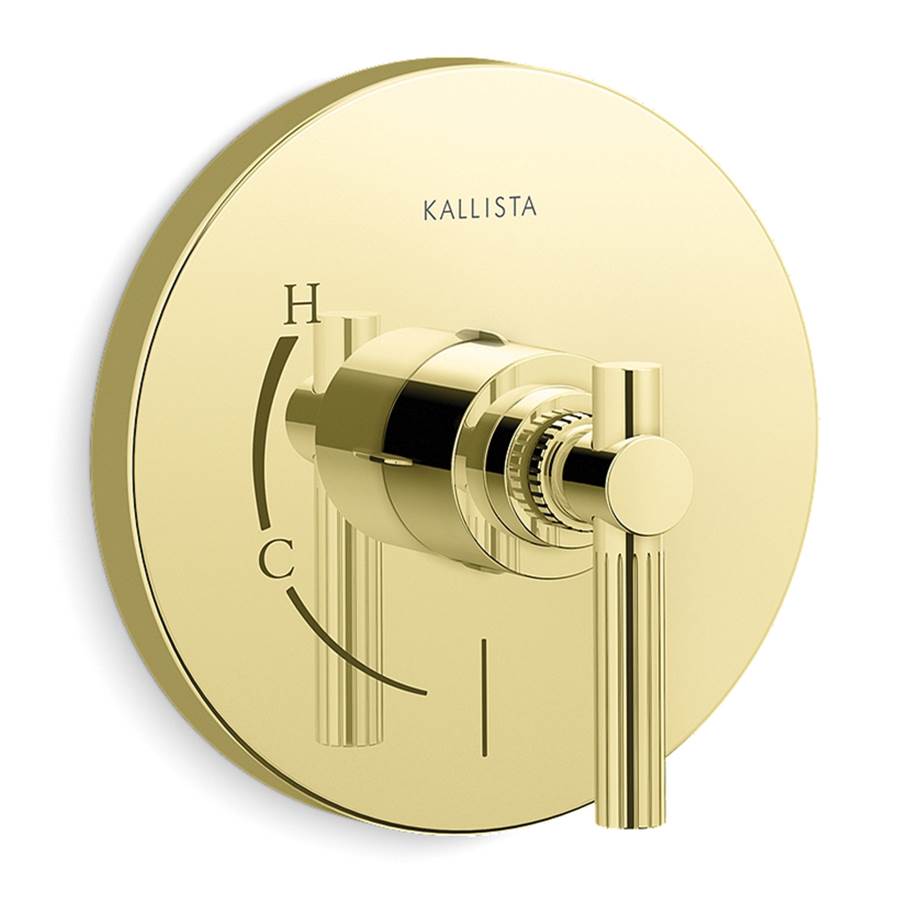 Kallista P21375-LV Central Park West Pressure Balance Trim, Lever Handle