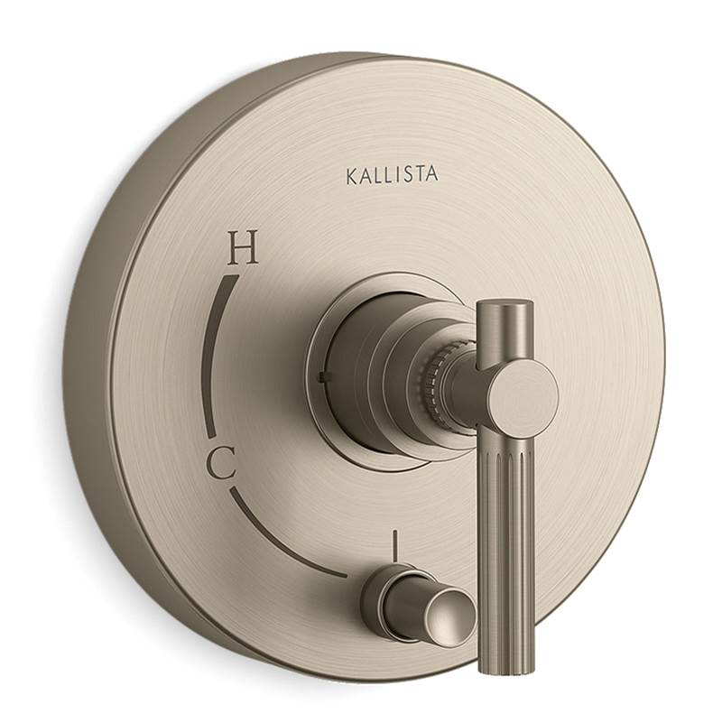 Kallista P21376-LV Central Park West Pressure Balance W/Diverter Trim, Lever Handle