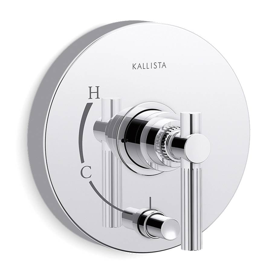 Kallista P21376-LV Central Park West Pressure Balance W/Diverter Trim, Lever Handle