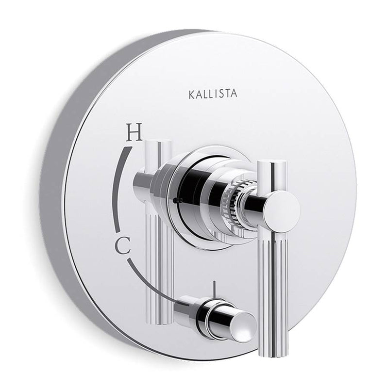 Kallista P21376-LV Central Park West Pressure Balance W/Diverter Trim, Lever Handle