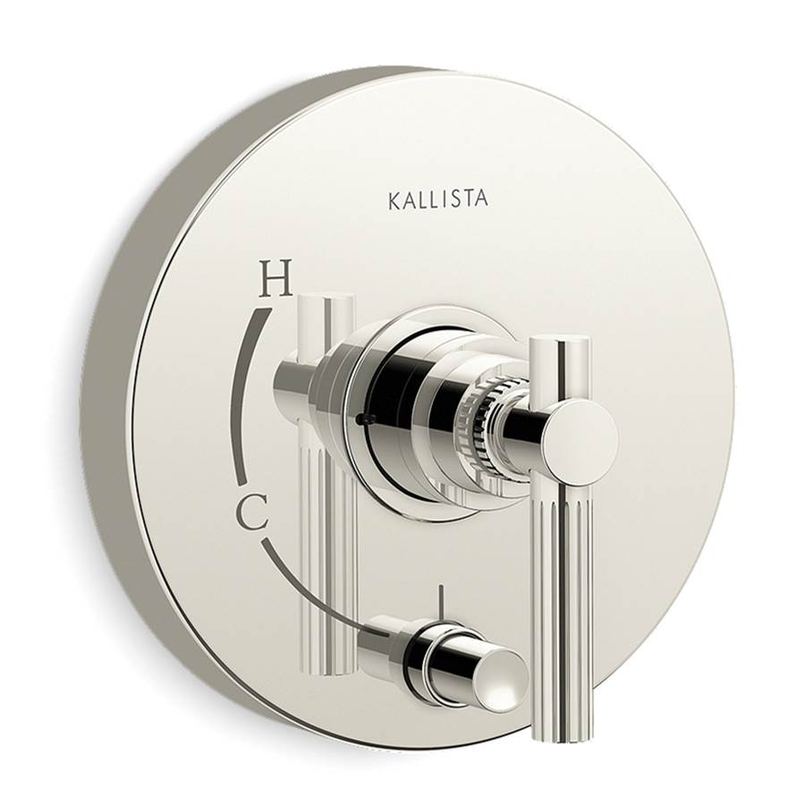 Kallista P21376-LV Central Park West Pressure Balance W/Diverter Trim, Lever Handle