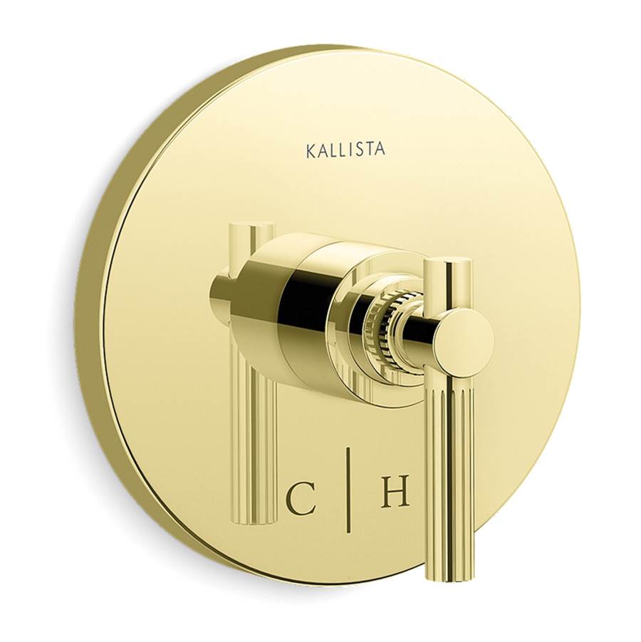 Kallista P21383-LV Central Park West Thermostatic Trim, Lever Handle