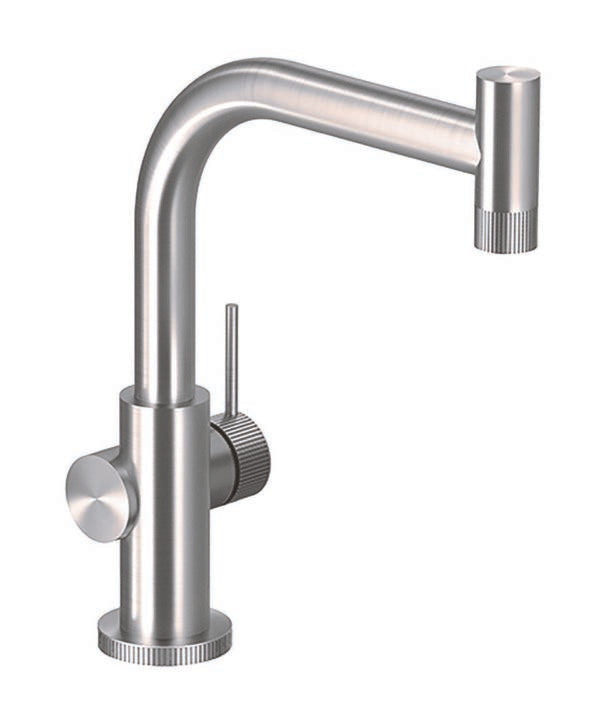 Houzer KNBA-4000 BSS Knob Contemporary Bar Faucet