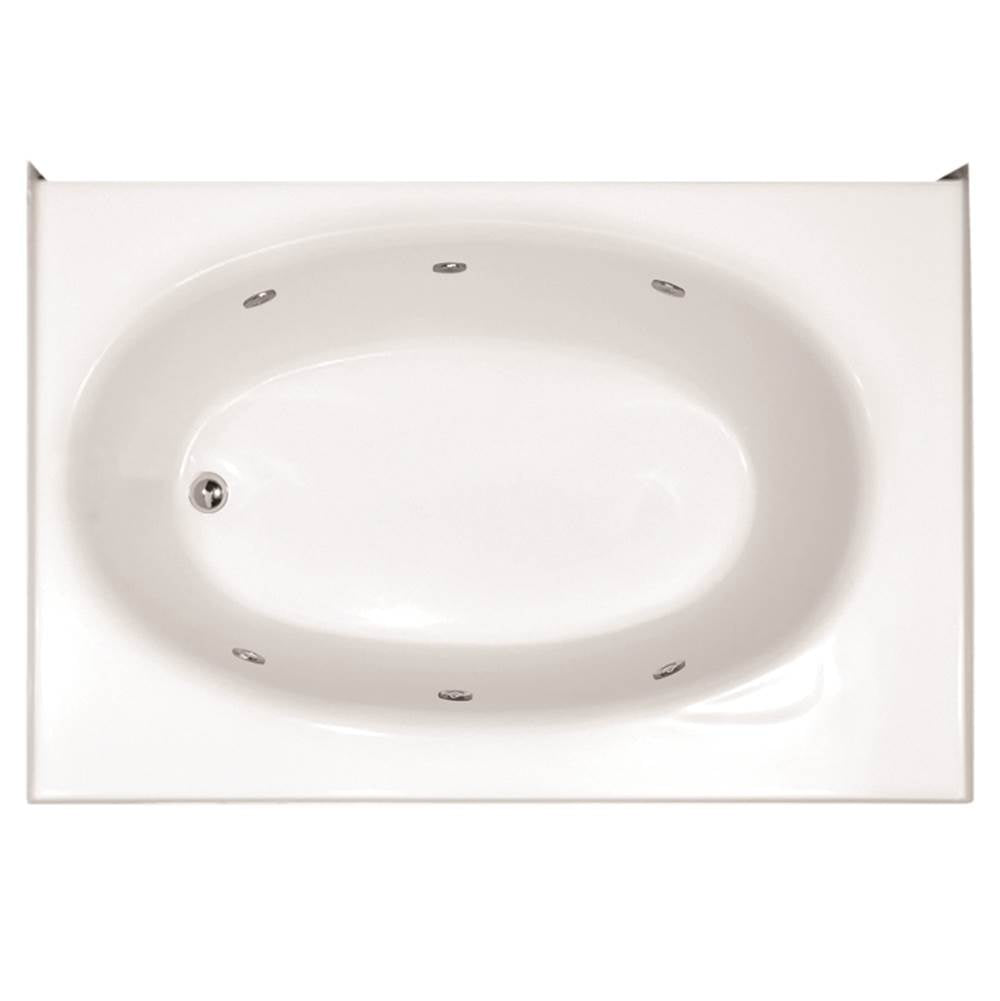 Hydro Systems Studio Collection KON6015GWP-LH Kona 60" x 42" x 15" Gel Coat Tub w/Whirlpool System - Left Hand - Parent