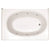 Hydro Systems Studio Collection KON6018GWP-RH Kona 60" x 42" x 18" Gel Coat Tub w/Whirlpool System - Right Hand - Parent