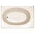 Hydro Systems KON6020GTO-LH Kona 6042X20 GC Tub Only - Left Hand