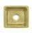 Thompson Traders KPU-1715HPB Como Hammered Brass Rectangular Hand Hammered Solid Brass Prep Sink Hammered Brass