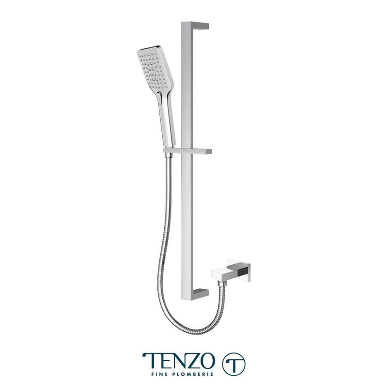 Tenzo KRD-01124-CR Sliding Bar Kit With Elbow Chrome