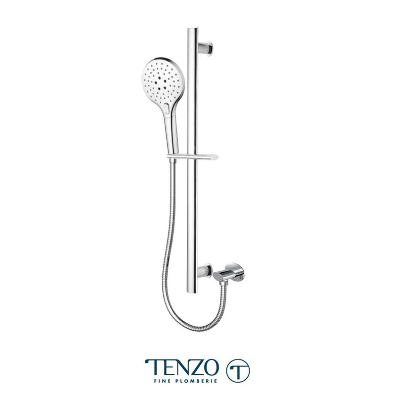Tenzo KRD-02196-CR Sliding Bar Kit With Elbow Chrome
