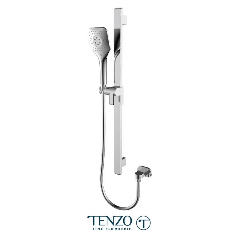 Tenzo KRD-32215-CR Sliding Bar Kit With Elbow Chrome
