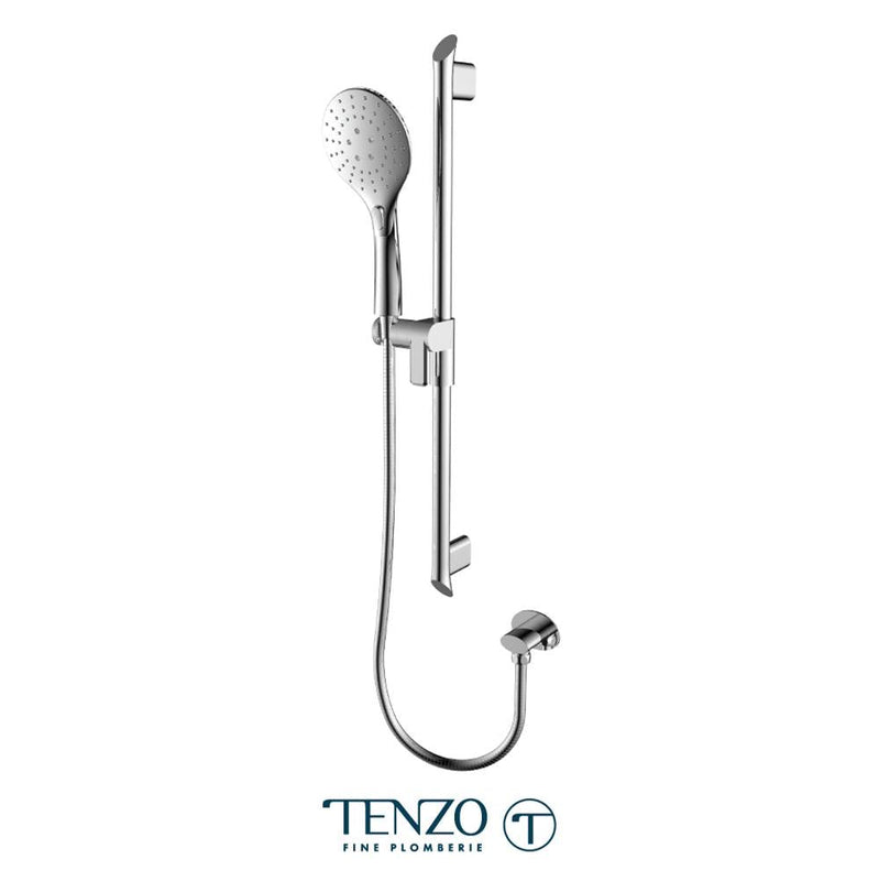 Tenzo KRD-33196-CR Sliding Bar Kit With Elbow Chrome