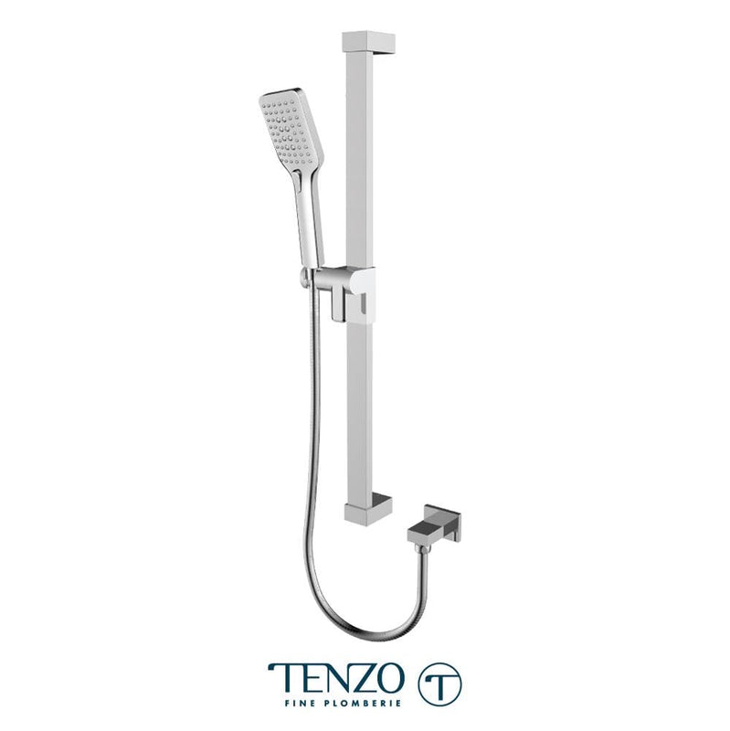 Tenzo KRD-34124-CR Sliding Bar Kit With Elbow Chrome