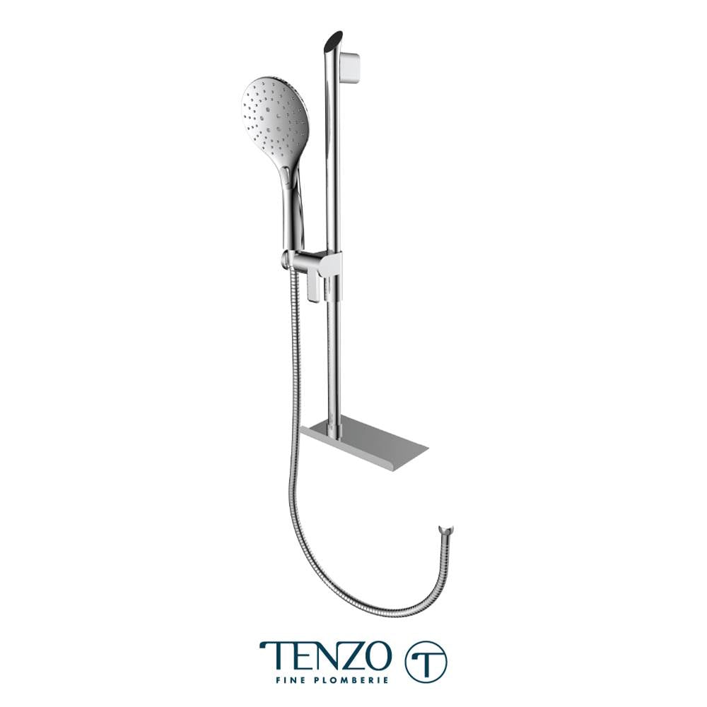 Tenzo KRDT-3319-CR Sliding Bar Kit With Shelf Chrome